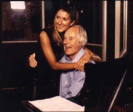 George Martin with Celine Dion
