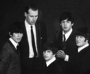 George Martin with The Beatles